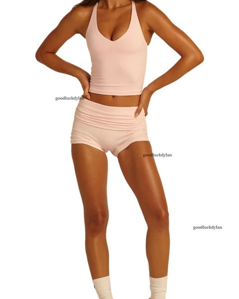 

Women's Low-Waist Yoga Shorts - Sexy Fitness Bottoms, Chocolate brown