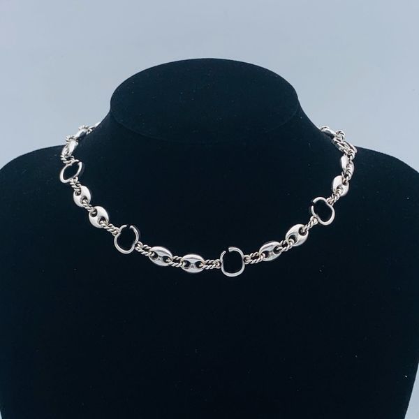 

Luxury Gold Sliver Chain Womens Pendant Designer Necklace Jewelry Bracelet Necklaces for Women Couple Wedding Party