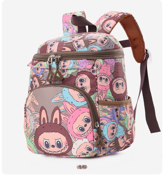 

Large capacity lightweight casual backpack High Quality Cartoon Labubu School Bags for Kids 2025 Designs, Blue