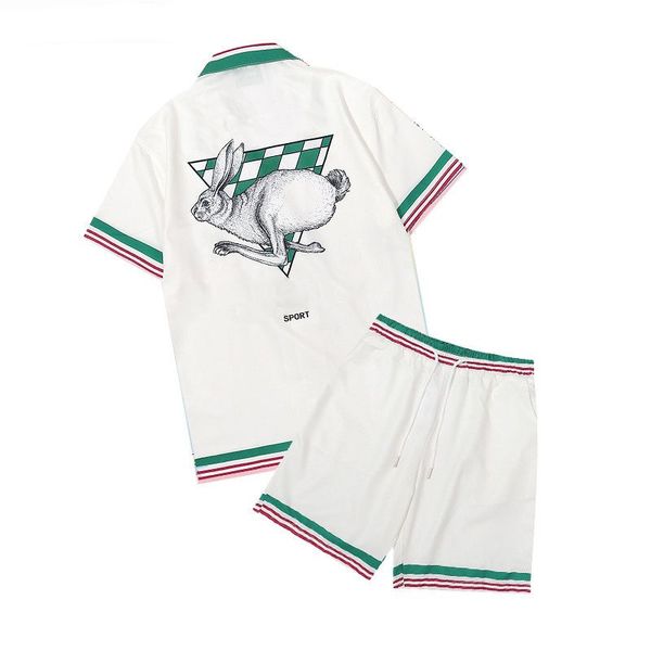 

Stylish Menswear Comprised of Patterned Shirt plus Pants, Yellow