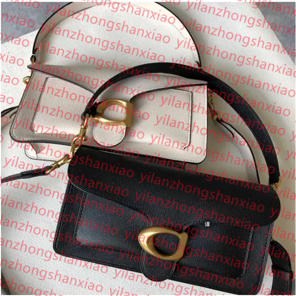 

5A Designer Tote Girls Womens Tabby Shoulder Top Quality Solid Colors with Chain Fashion Bag Real Pickup Buckle Small Capacity, Camel