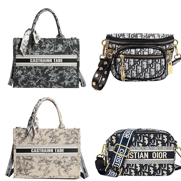 

Designer bag Quilted Large Chain Shoulder Bags Women Luxury Designer Crossbody Bags PU Leather Lady Handbags Black White Fashion Bags Plain tote bag saddle bag, #8