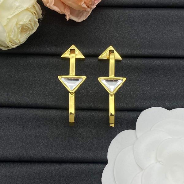 

Designer Earrings Stud Gold Plated for Women Fashion Earrings Hoop Earrings Jewelry Gift Party with Box