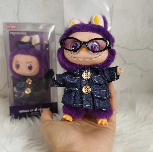

New Limited Edition The Monsters Labubu X Pronounce Wings Of Fortune Vinyl Doll Action Birthday Gift Only clothes X250606, 1_color