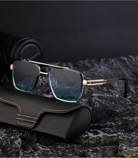Mens Fashion Square Sunglasses UV Protection Driving Shades Full Frame Retro Style for Outdoor Sports Casual Wear