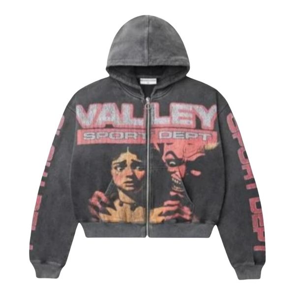 

American Retro Oversized Letter Print Letter Embroidered High Quality Hoodie Vintage Streetwear Women Sweatshirt Harajuku Gothic Jacket Y2k Hoodies Men Hoodies, A1