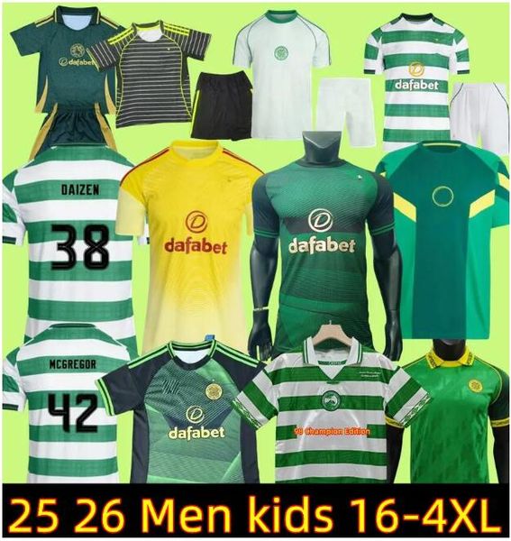 CelticFc 25 26 CeltsS jersey Limited edition Soccer Jerseys EDOUARD 25 26 Irish Origins Home Away Football Shirt ELYOUNOUSSI CHRISTIE JOTA GRIFFITHS FORREST