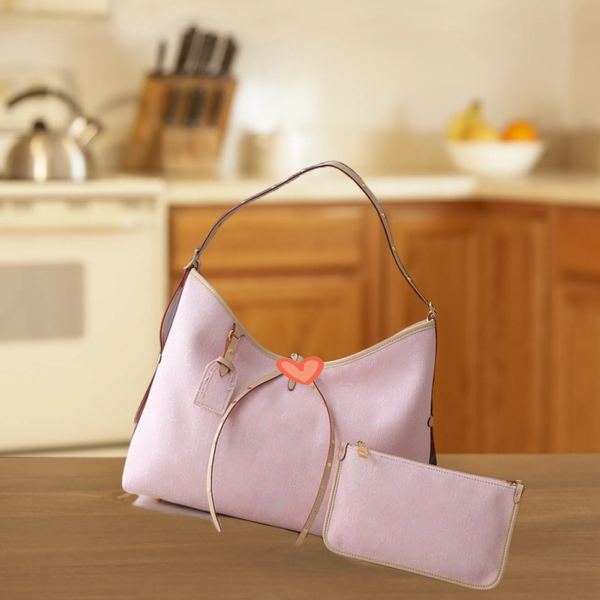 

Pink style big brand feeling soft small bag designer bag --L8803, L8803-2