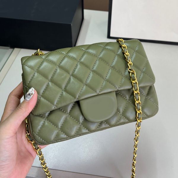 

Designer Purses Luxurys Handbags Shoulder Purse Synthetic Leather Sheepskin Classic Flap With Gold Chain Luxury Crossbody Bag Designer Bags Handbag High Quality, Fuchsia