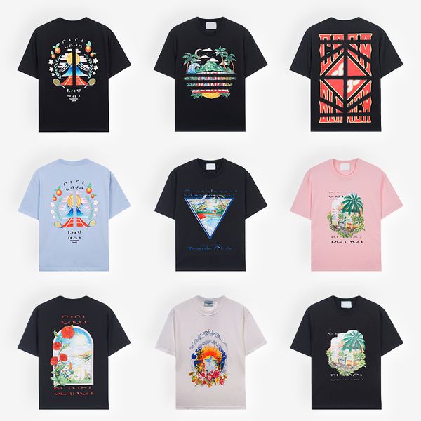 

casanlanca mens designer casaco t shirt graphic casaca tee casacas tshirt mens casablamca men shirts for men designer men tshirts men luxury t-shirt casanlanca shirt, S38