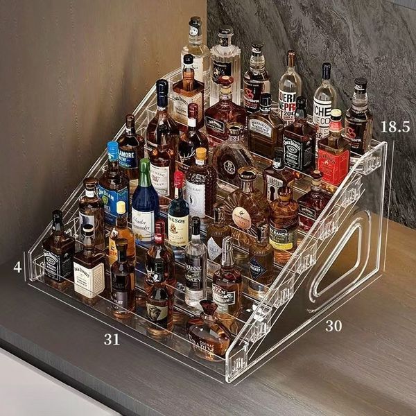 

nail art accessory holder stylish plastic stand for makeup accessories, Transparent