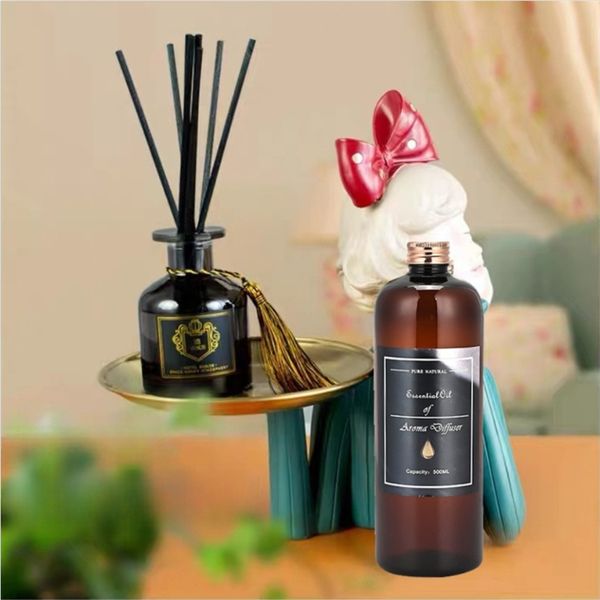 

500ML Big Bottles Essential Oil With Water For Car Ultrasonic Aroma Diffuser Fragrance Fog Spraying Deodorant Air Freshener Aromatherapy Deodorant Mist Diffuse