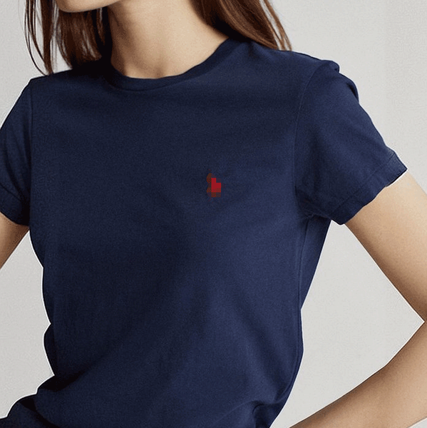 

R Fashion designer T-shirt for men and women, high-quality round neck slim fit T-shirt, high-end short sleeved shirt for men, Blue