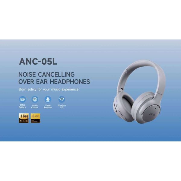 Picun ANC-05L Bluetooth Headphones Active Noise Cancelling ANC Hi-Res Wireless Headsets ENC HD Mic Low Latency Lightweight HIFI