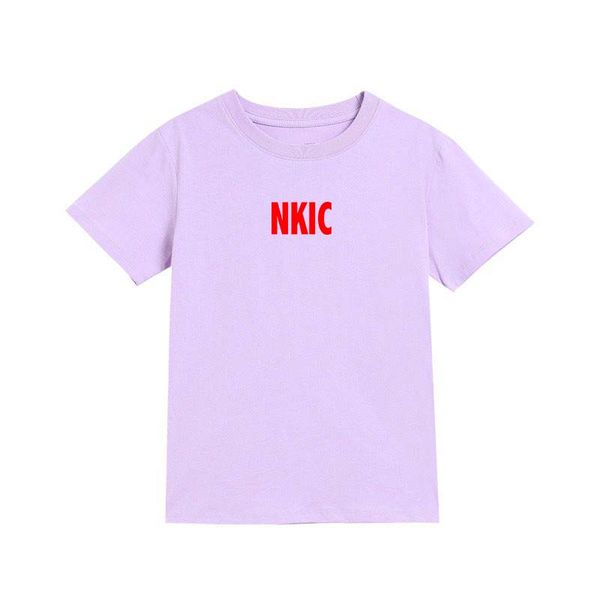 

Summer Baby Boy Brand Clothes Children Fashion 100% Cotton Short Sleeve Top Kid Girls Casual letter Print T-shirts, Light green