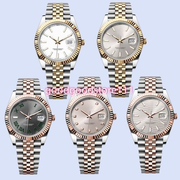 

Designer watch men watch Montre 36/41MM Full Stainless steel Luminous Waterproof gold Women Watch Couples Style Classic Wristwatches Desgner watch Wholesale, Color 2