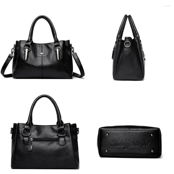

Designer bag Quilted Large Chain Shoulder Bags For Women Luxury Designer Crossbody Bags PU Leather Ladies Handbags Black White Fashion Bags2, #6