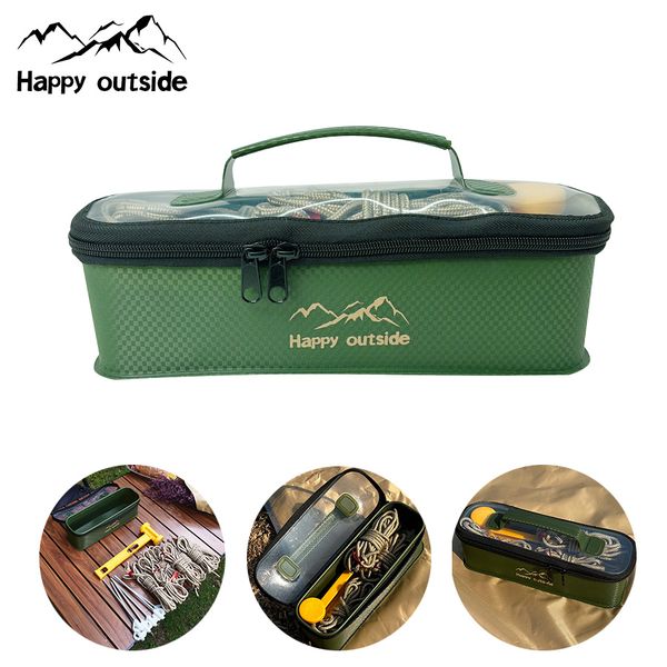 

Compact Foldable Multi-Use Storage Bag Tool Organizer Box, Thickened Material Waterproof Scratch Wear-Resistant, Ideal for Home & Outdoor Travel Camping (Green)