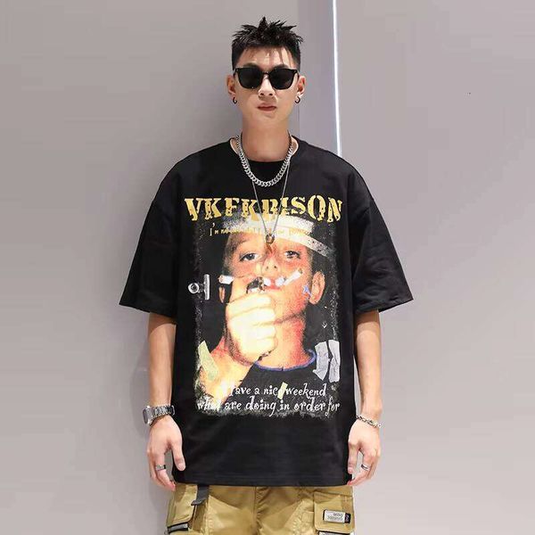 

High-Quality Heavyweight 100% Cotton Short Sleeve New T-Shirt Clothing Print Hip-Hop 240g, White