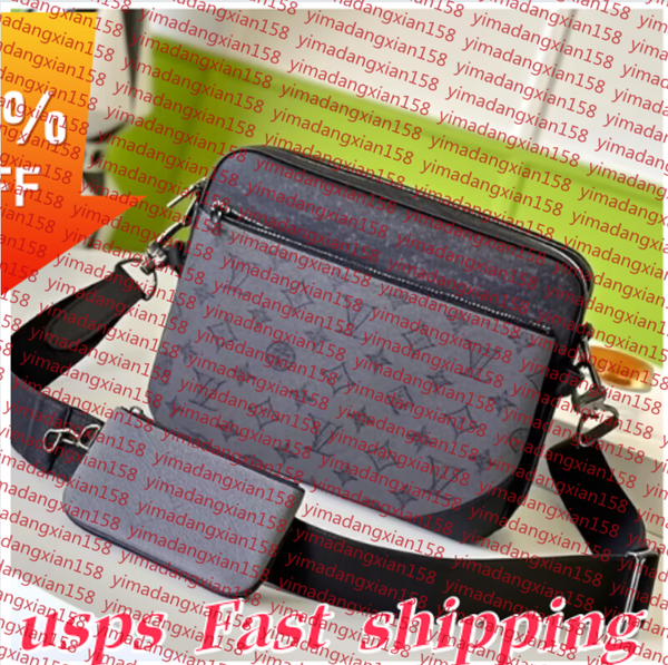 

Mens trio Luxurys Designer bags men Leather Black Flowers Messenger Purse Crossbody Bags Shopping Bag Plain Shoulder bag Handbags Women Wallets purse totes bag, 5#