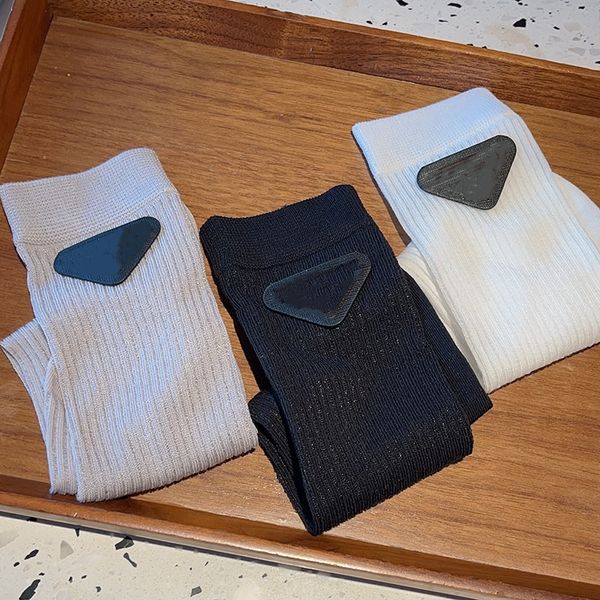 

Socks & Hosiery Designer Triangle boneless socks summer style mesh breathable anti pilling trendy brand mid tube socks women's socks, Black2