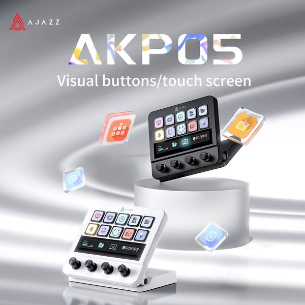 

ajazz akp05 allinone desktop centralized control console custom visual operation unlock new convenient operation postures