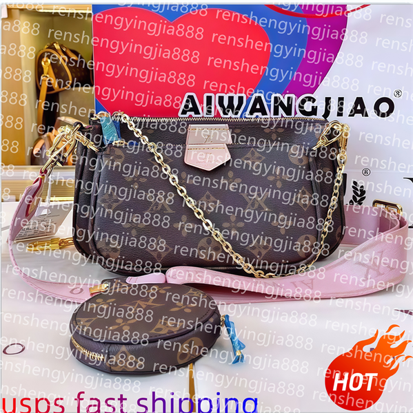 

Designer Bags Shoulder Bag Leather Old Flower Handbag Baguette Canvas Wide Strap Embroidery Design Embossed Letters Stylish Buckle closure outdoors bag, 14#