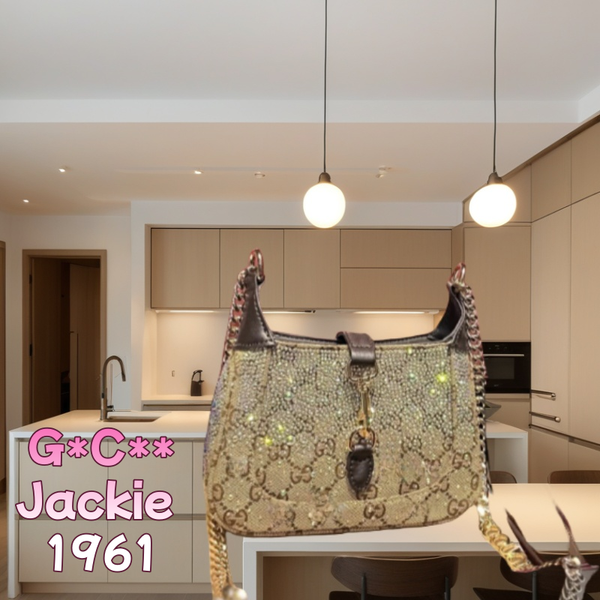 

Golden Sparkling Retro style designer bag Small Bag with luxury box --G8603, G8603-1