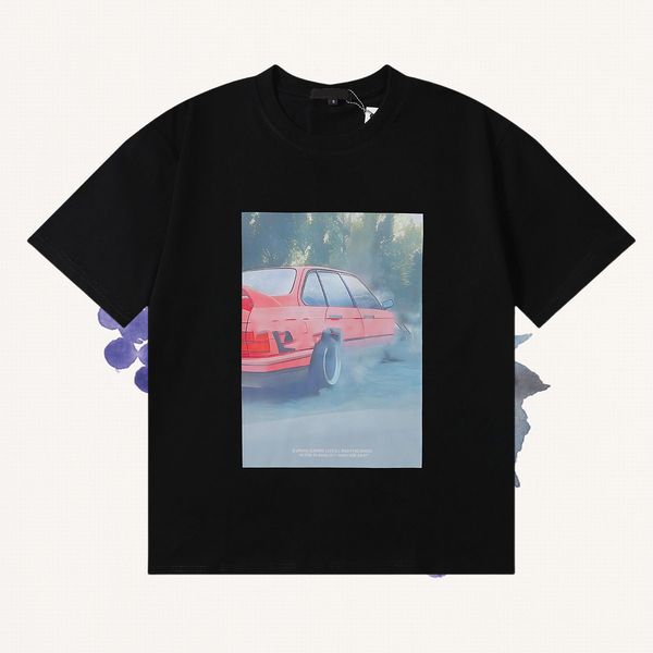 

Casual Streetwear Tee with Classic Fit Unisex Cotton Blend Shirts, Brown