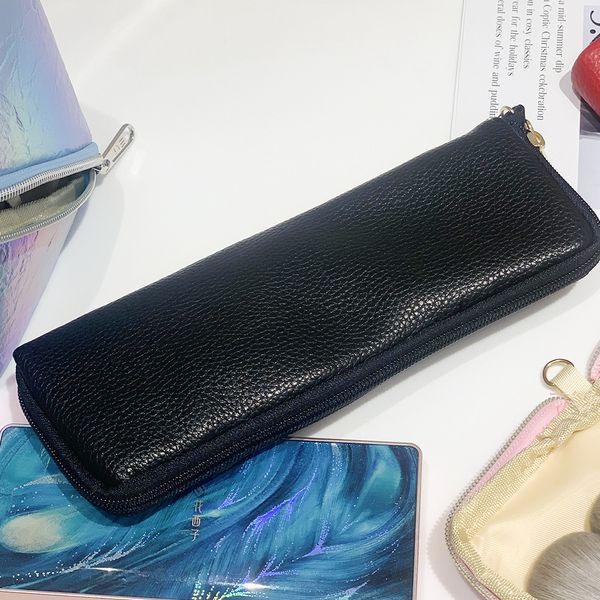 AZ23-color simple corduroy cosmetic bag travel portable carry-on clutch bag with zipper toiletries storage bag