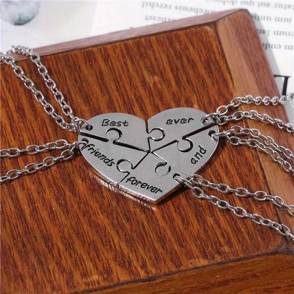 5pcs/Set Best Friend Pendant Necklace Pentagram Friendship Necklace For Women Best Friend Necklace Bff Friendship Jewelry Gift W250612