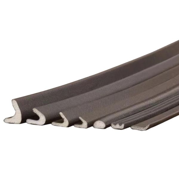 Wrapped self-adhesive sealing strip, aluminum alloy door and window rubber strip, gap sound insulation strip