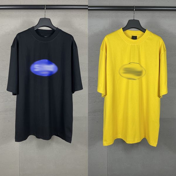 

Mens Designer T Shirt classic wave oversize tee graffiti shirt loose casual short sleeve, 3626-purple