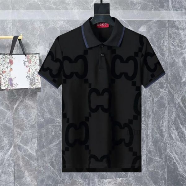 

classics designer Men's polos Embroidered letters men T-Shirts Short Sleeve T polo shirt High Quality letter printing pattern clothes clothing tee3XL, 26m