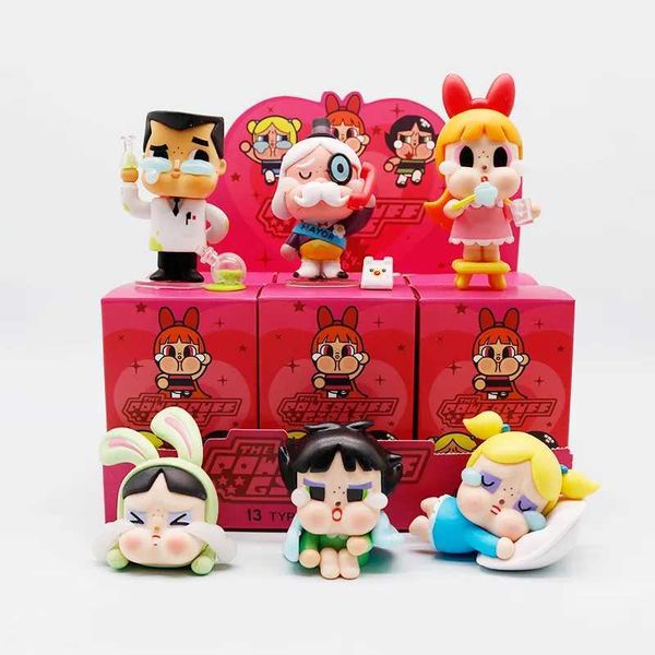 Bubble Mart CRYBABY Flying Girl Police Series Crying Baby New Ornament Cute Toy Handmade Blind Box Z260525