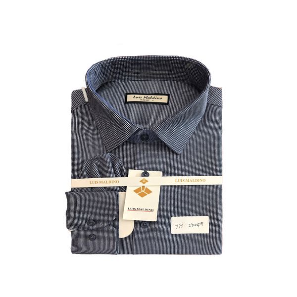 

Ladies' waist cinched Oxford spun cotton shirt made of 100% pure cotton with slimming design and elegant curves, Deep blue