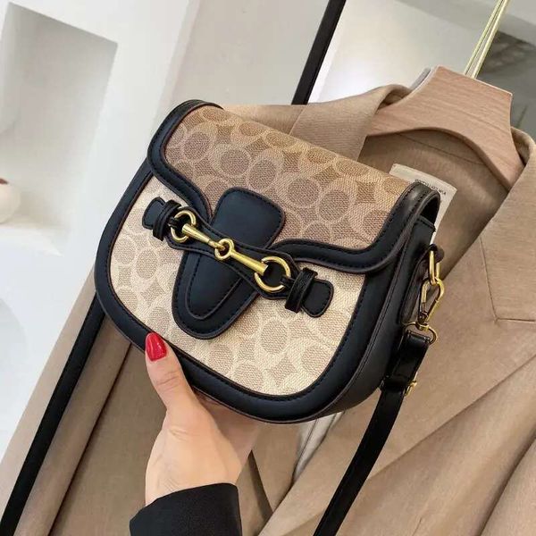 

Designer Bag Free Shipping New Designer Fashion Luxury Bag Popular Printed Single Shoulder Crossbody Premium Texture For Women, Black
