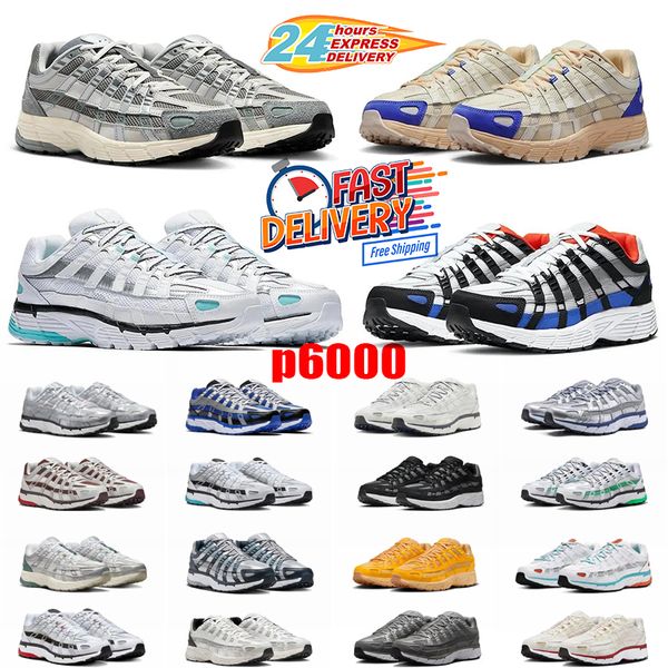 

Designer Shoes trainer P6000 Men Women Sneakers Metallic Sier Triple Black White Anthracite Grey Sports Trainers Casual Running shoes 36-45, Royal blue