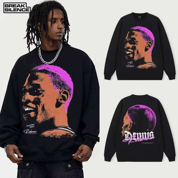 

Clothing Manufacturer Oversized Printed Letter Spring and Autumn New 400g Hooded Long Sleeve Sweatshirt, Black crew neck sweatshirt