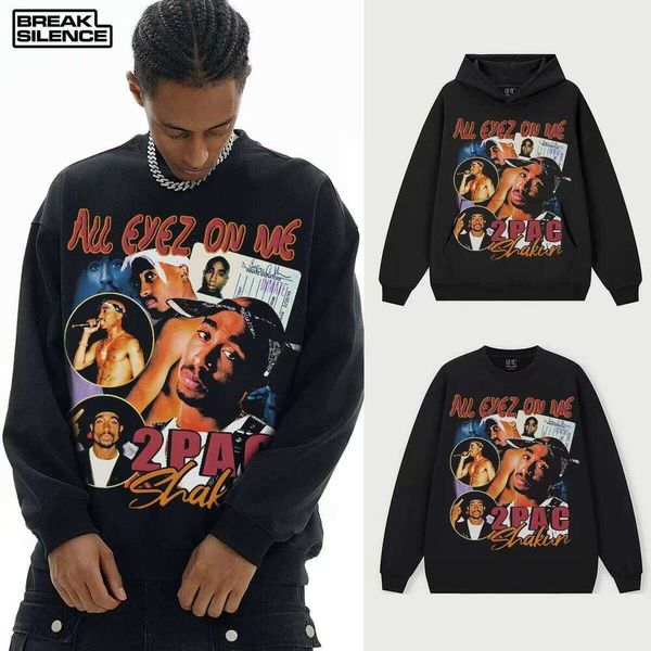 

Unisex Crewneck Autumn Winter Oversized Fit Cross-Cultural Print Solid Color Knitted Hooded Sweatshirt, Black crew neck sweatshirt
