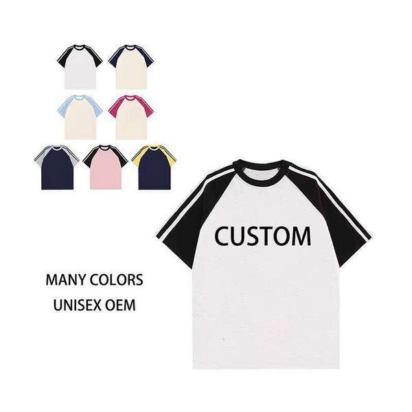 

Printed Bold Text Slogan Crew Neck Embroidered Cotton Bulk Order 7 Colors Fast Delivery Low MOQ Washed Loose T-Shirt, Black