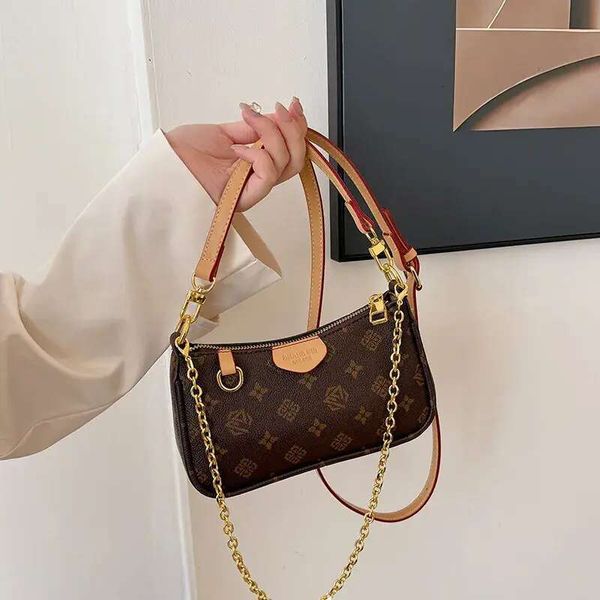 

Designer Bag Shoulder Bag The New Women S Luxury Bag Is Luxury Versatile Fashionable Single Crossbody A Casual And Retro Chain Small Square Hot, Brown #