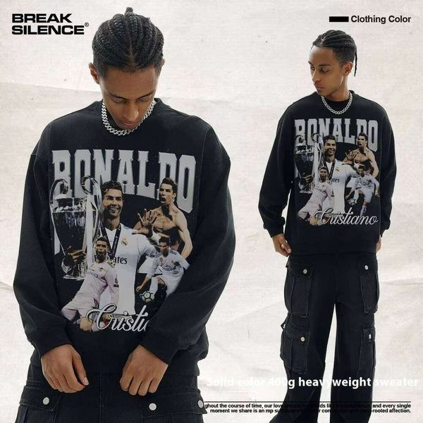 

Clothing Spring and Autumn New High-Quality Casual Loose Long-Sleeve Hooded Crew Neck Sweatshirt, Black hooded sweatshirt