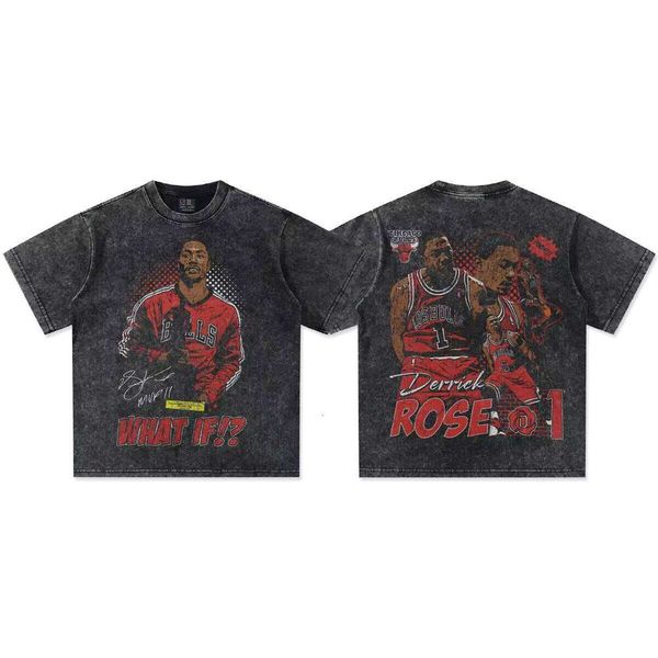 

2025 Cross-border Ross Heavyweight Short Sleeve T-Shirt 100% Cotton Knit Washed Small O-Neck Jacket Solid, Washed black short sleeve