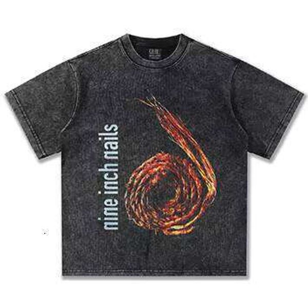 

Clothing Manufacturer Printed Letter 300g 100% Cotton Casual Loose Short Sleeve High-Quality Men's T-Shirt, Black short sleeve