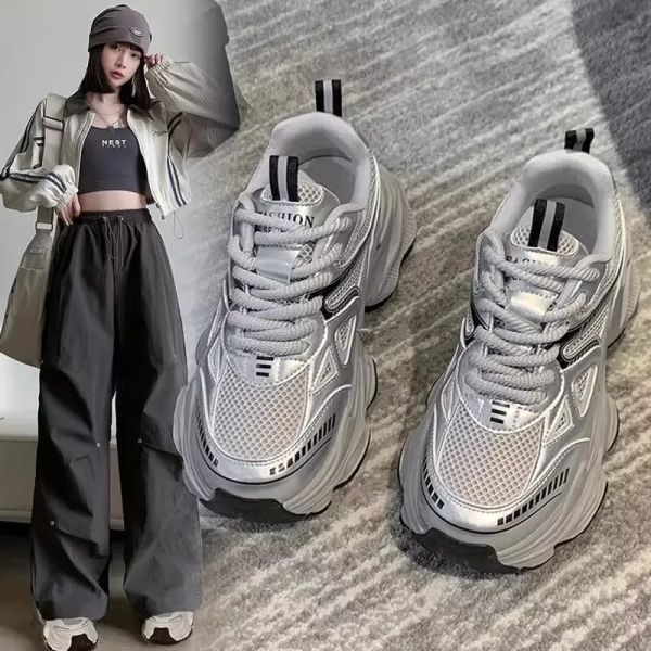 

Designer Shoe Free Shipping Designer Running Shoes for Women Trainers Outdoor Sports Sneakers Casual Height Increasing Shoes, Item #1
