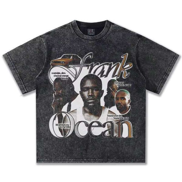 

2025 Summer American Frank Men' Cross-Genre Short Sleeve Sports Shirt Base Layer Direct Print T-Shirt, White short sleeve