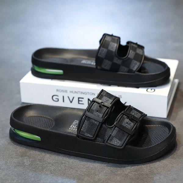 

Designer Shoe Hot Free Shipping Designer Slippers New Outdoor Printing Sliders Buckle Beach Shoes for Men 001, Colour1