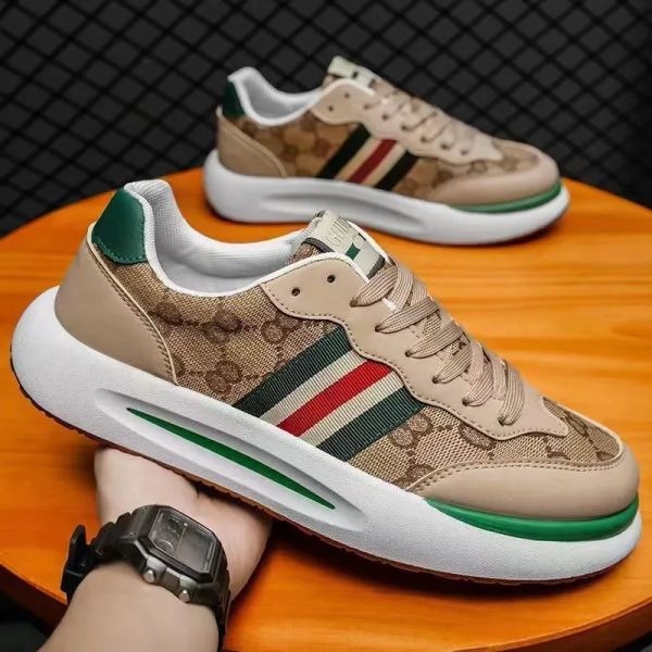 

2025 Spring Summer New Arrival Hot Selling Trendy Men's Casual Sneakers Versatile Lightweight Durable Outdoor Skate Shoes Student Running Sneakers Free Shipping, #black