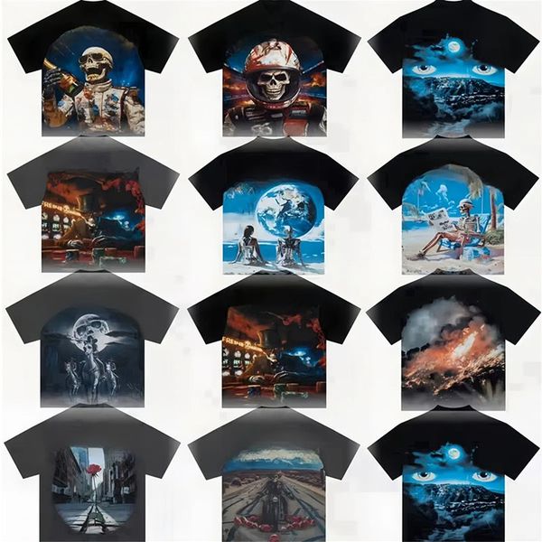 

graphic tee t shirt tops designer mens tshirt womens tshirts cotton t-shirt crew neck short sleeve letter printed breathable shirt godspeed shirt asian -xl, Style 13